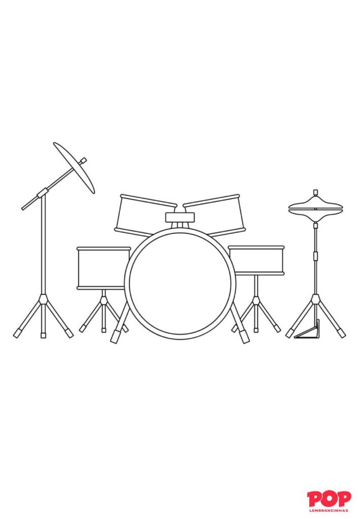 Molde de Bateria para Imprimir