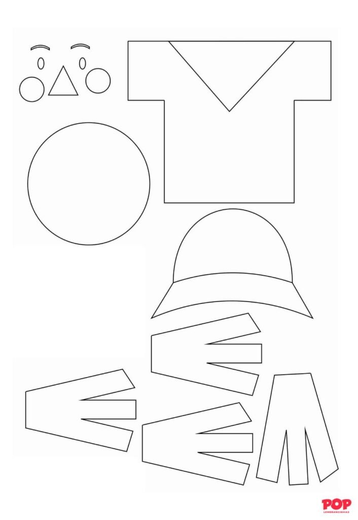 Molde de Espantalho