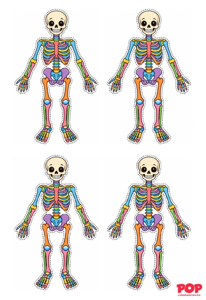 Esqueletos para Imprimir