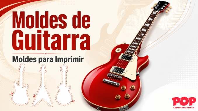 Moldes de Guitarras para Imprimir