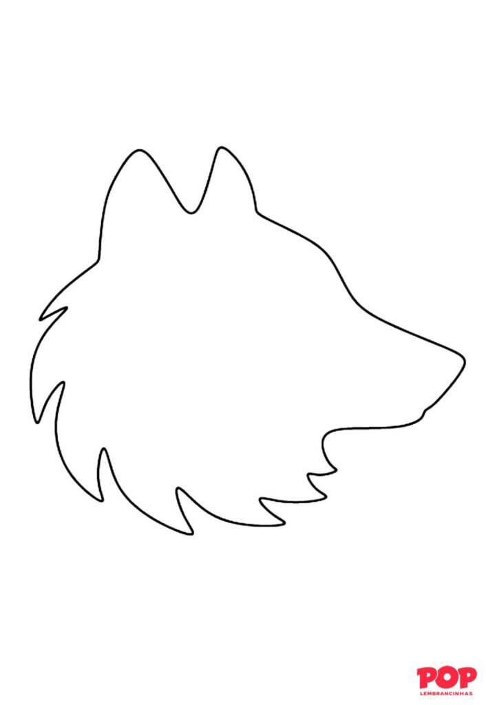 Molde de Cabeça de Lobo