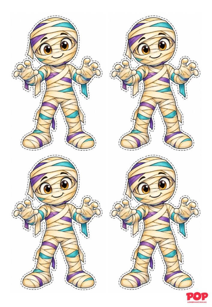 Moldes Pequenos de Múmia