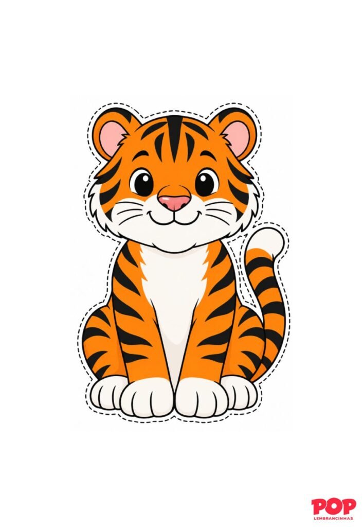 Moldes de Tigre para Imprimir