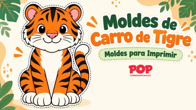 Moldes de Tigre para Imprimir