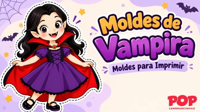 Moldes de Vampira para Imprimir