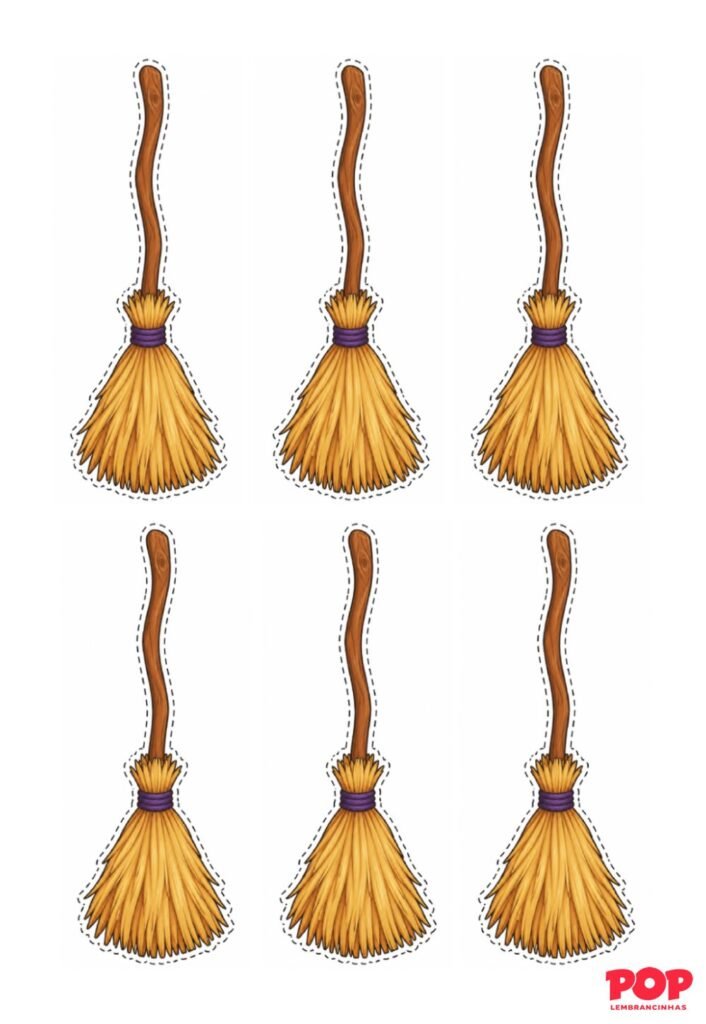 Moldes de Vassouras de Bruxa