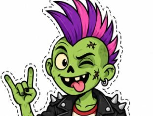 Molde de Zumbi para Imprimir