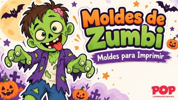 Moldes de Zumbi para Imprimir