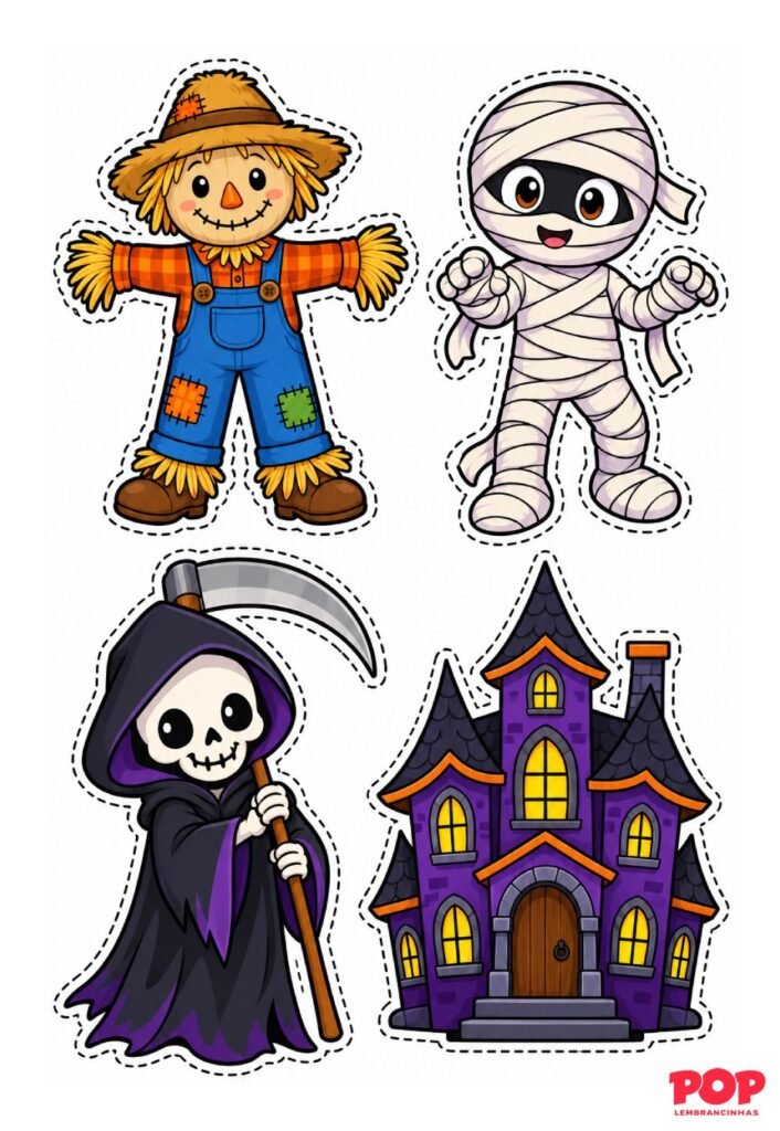 Moldes de Halloween para Imprimir