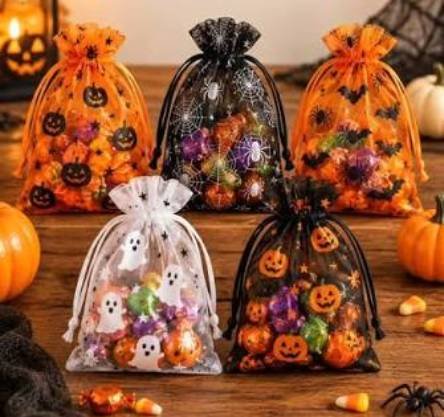 Lembrancinha de Halloween com Saquinho