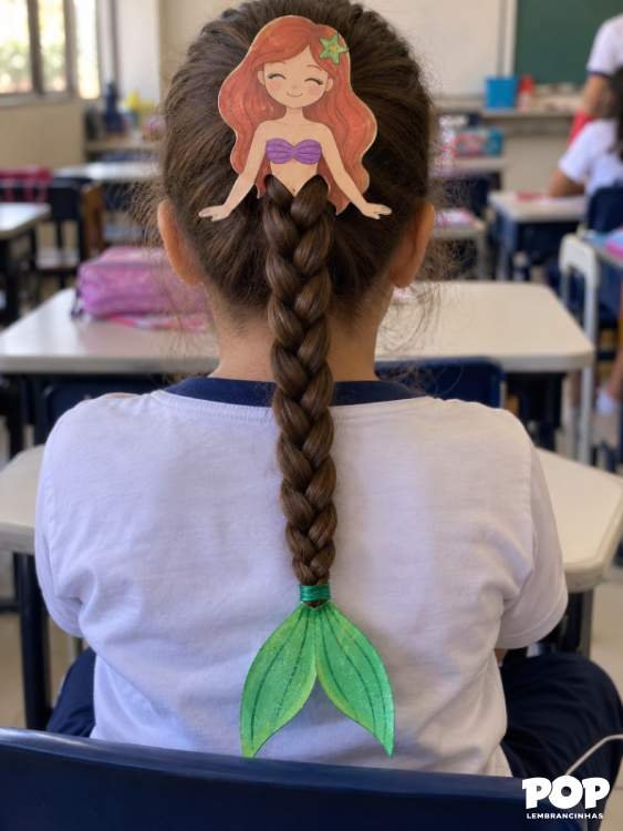 Cabelo Maluco de Sereia com Molde