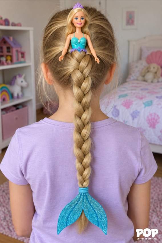 Cabelo Maluco para Menina de Sereia