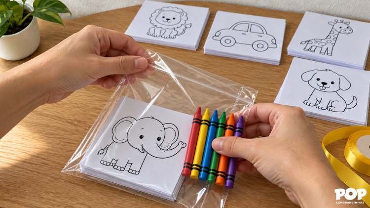 Crie um Kit de Colorir de Dia das Crianças