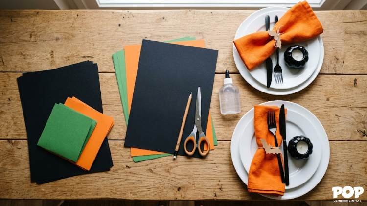Enfeites e Decoração de Mesa para Halloween
