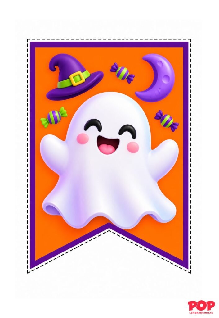 Bandeirinha de Halloween
