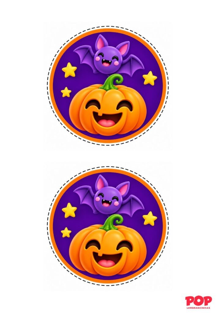 Topo de Cupcake de Halloween para Imprimir