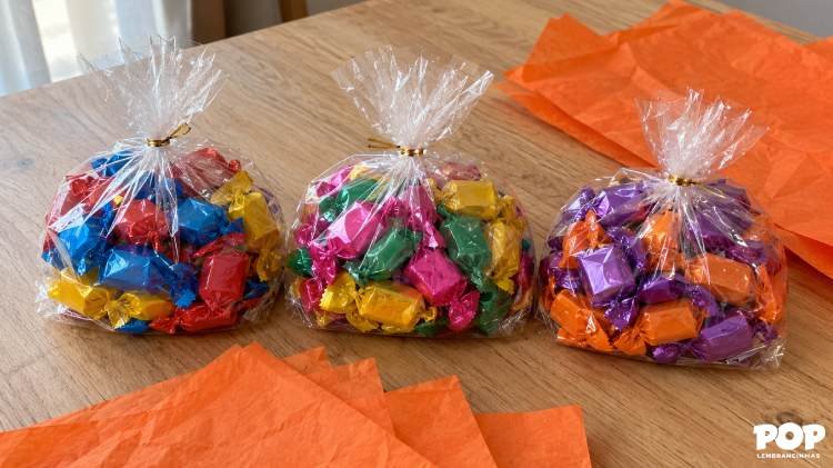 Aprenda a fazer Saquinhos de Doces para Halloween