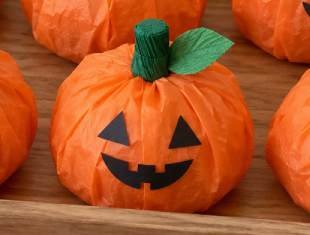 Saquinho de Abóbora para Halloween