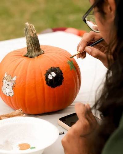 Lembrancinha para Halloween com Abóbora