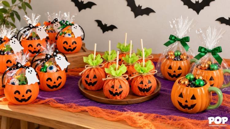 Lembrancinhas de Abóbora para Halloween