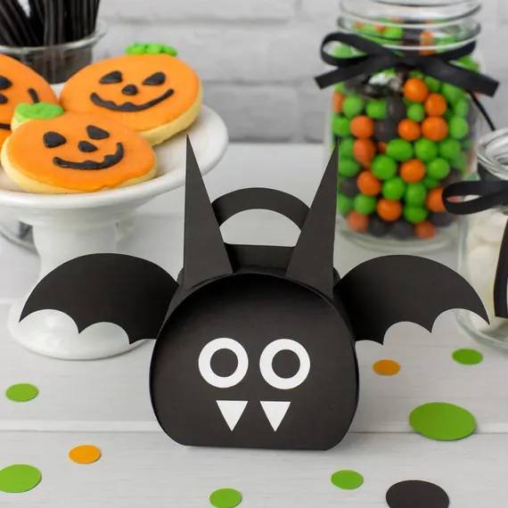 Caixinha de Morcego para Halloween