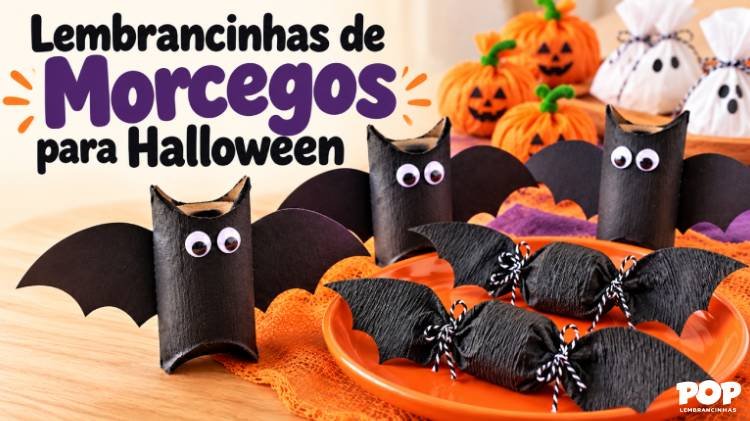 Lembrancinhas de Morcego para Halloween