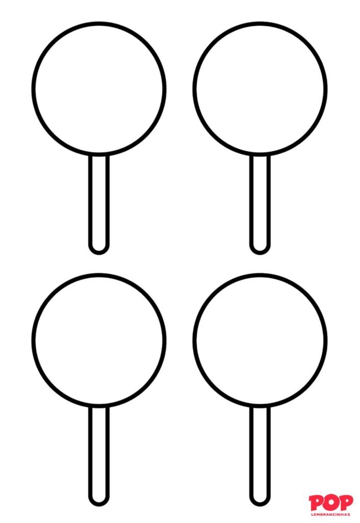 Moldes de Pirulitos