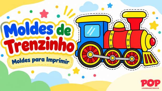 Moldes de Trenzinho para Imprimir