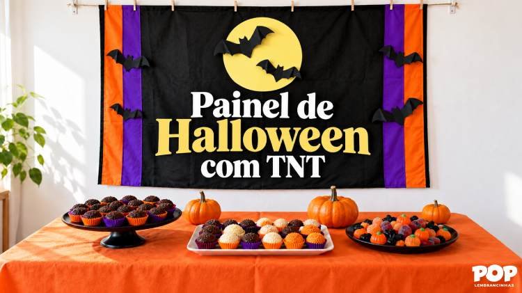 Como fazer Decoração de Painel TNT para Halloween